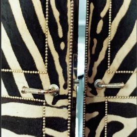Dvere s dekorom zebra