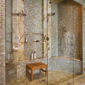 Kúpeľňa s mozaikovým obkladom