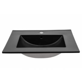 ArtCom Keramické umývadlo UM-8003-80 | čierna 80 cm