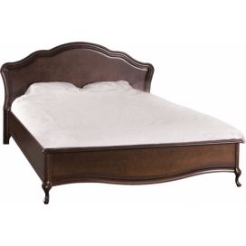 Rustikálna manželská posteľ Verona V-P/N 160 - hnedá