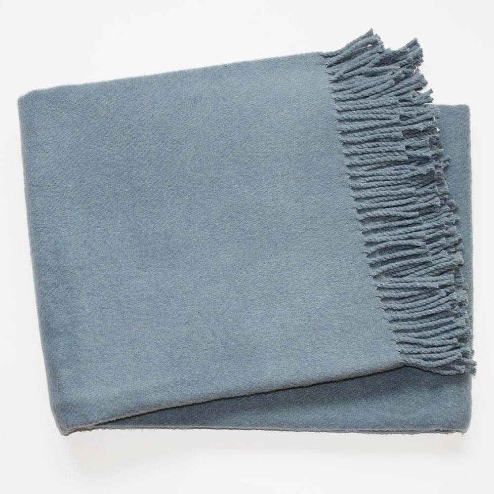 Modrosivá deka s podielom bavlny Euromant Basics, 140 x 160 cm - Bonami.sk