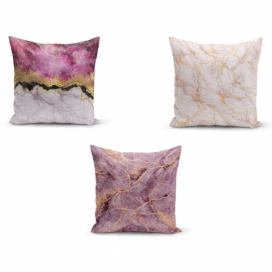 Sada 3 obliečok na vankúše Minimalist Cushion Covers Pinkie Cassie, 45 x 45 cm Bonami.sk