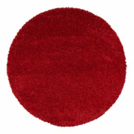 Červený koberec Universal Aqua Liso, ø 80 cm Bonami.sk