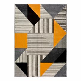 Oranžovo-sivý koberec Universal Gladys Duro, 60 x 120 cm Bonami.sk
