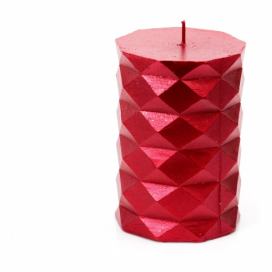 Červená sviečka Unimasa Fashion, výška 10 cm Bonami.sk