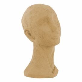 Pieskovohnedá dekoratívna soška PT LIVING Face Art, výška 28,4 cm Bonami.sk