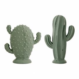 Súprava 2 zelených dekoratívnych sošiek Bloomingville Cactus Bonami.sk