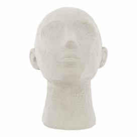 Slonovinovobiela dekoratívna soška PT LIVING Face Art, výška 22,8 cm Bonami.sk