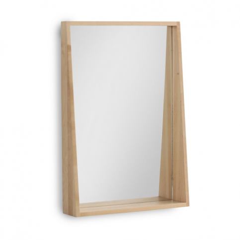 Nástenné zrkadlo z brezového dreva Geese Pure, 65 × 45 cm Bonami.sk