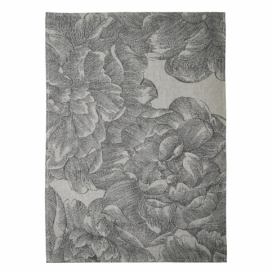Sivá kuchynská utierka z bavlny Södahl Rose, 50 x 70 cm
