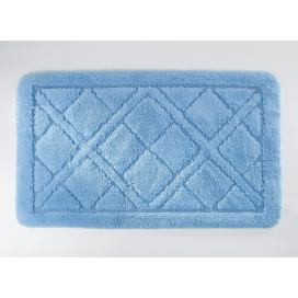 Kúpeľňová predložka Kosoštvorce, modrá Barva: modrá, Velikost: 60x100cm