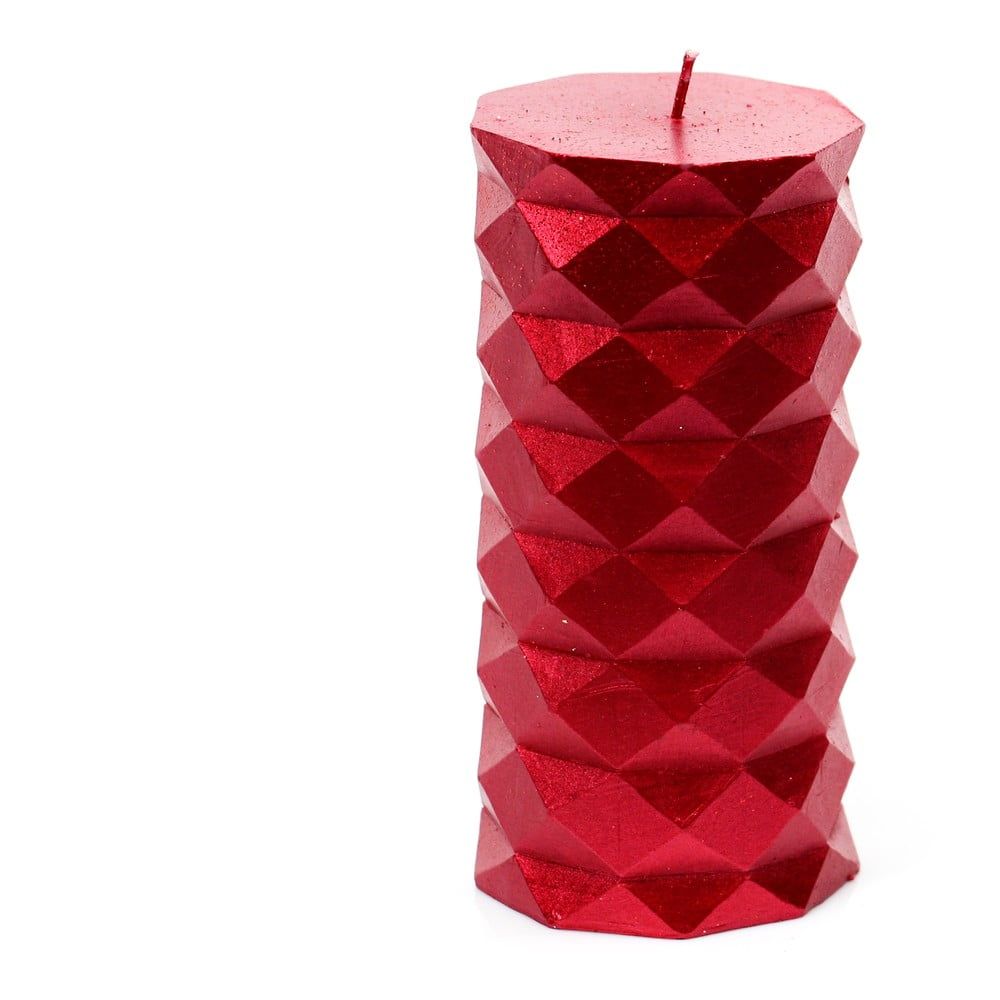 Červená sviečka Unimasa Fashion, výška 13,8 cm - Bonami.sk