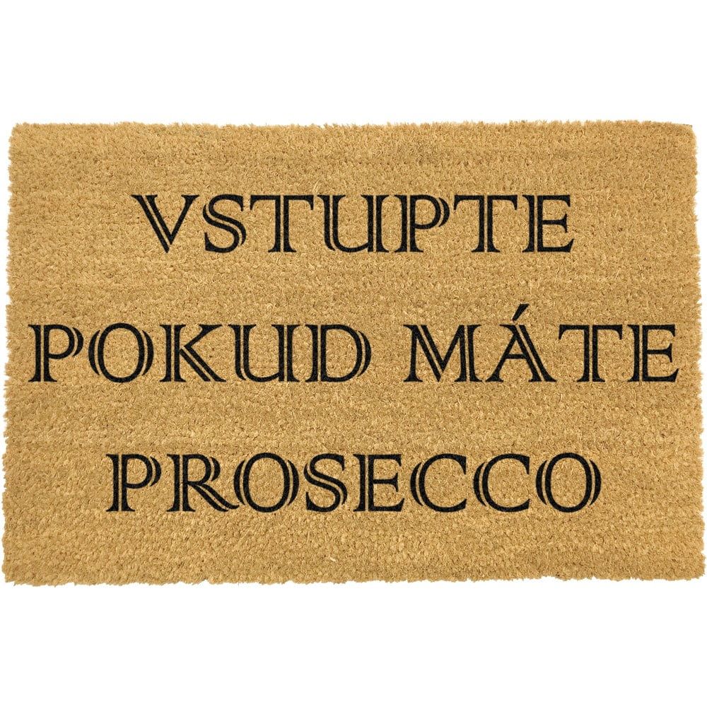 Rohožka z prírodného kokosového vlákna ARTS Doormats Vstúpte, 40 x 60 cm - Bonami.sk