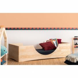 Detská posteľ z borovicového dreva Adeko Pepe Bork, 100 x 180 cm