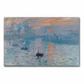 Nástenná reprodukcia na plátne Claude Monet Sunrise, 70 × 45 cm Bonami.sk