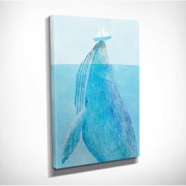 Nástenný obraz na plátne Whale, 30 × 40 cm Bonami.sk
