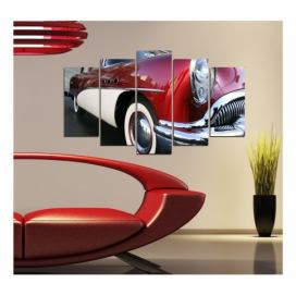 Viacdielny obraz 3D Art Retro Vintage Car, 102 × 60 cm Bonami.sk