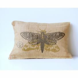 Obliečka na vankúš z juty Surdic Yute Moth, 50 × 35 cm Bonami.sk