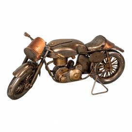 Železná dekorácia v tvare motorky Antic Line Moto, 29 x 11 cm