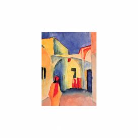Reprodukcia obrazu August Macke - A Glance Down an Alley, 60 x 45 cm Bonami.sk
