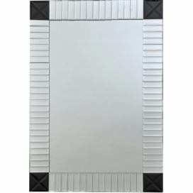 Zrkadlo na stenu Elison Typ 3 - strieborná / čierna