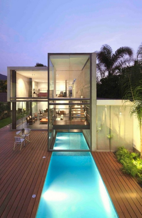 presklený dom - 
