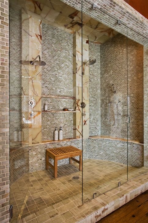 Kúpeľňa s mozaikovým obkladom - 