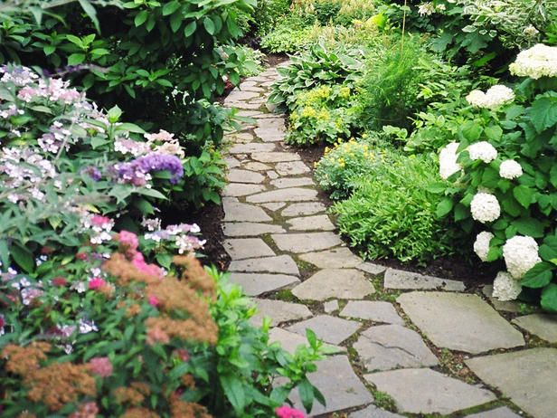 Kamenná záhradné cesta - 