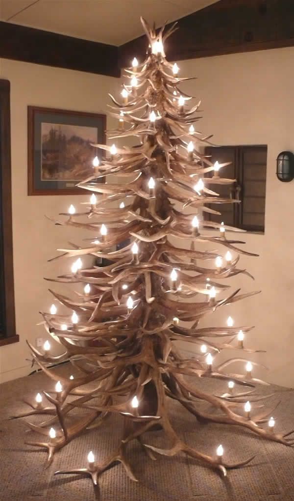 vianočný stromček pre vášnivých poľovníkov - 