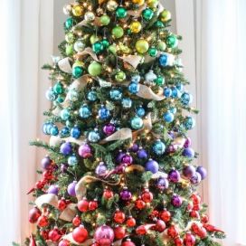 Vianočný stromček mnohých farieb