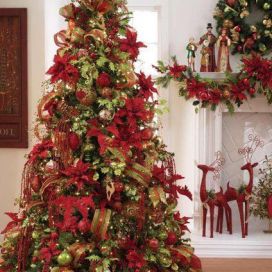 Vianočné dekorácie pre milovníkov červené