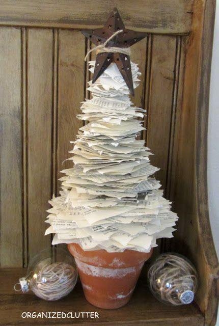 Vianočný stromček z papierov - 