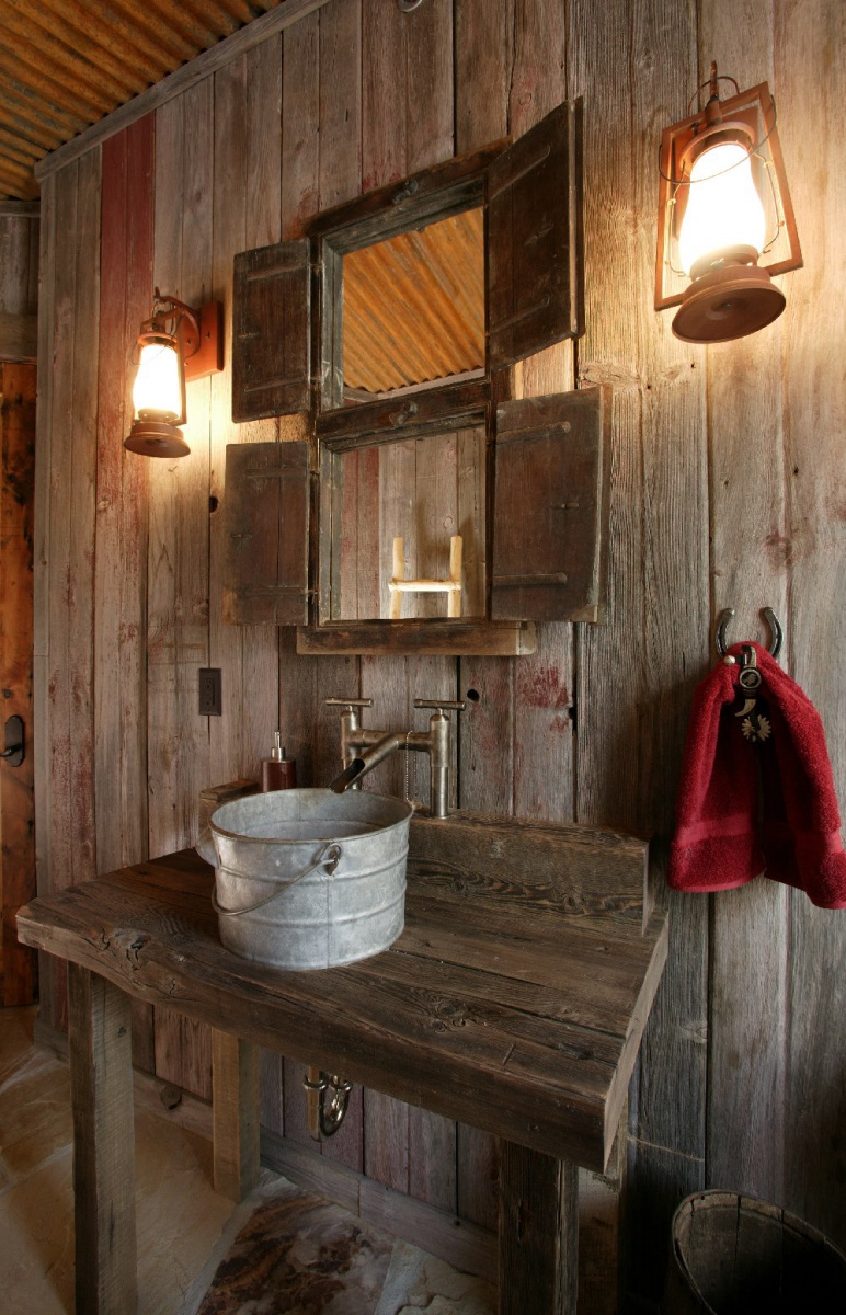 Vonkajšie drevená kúpeľňa - 