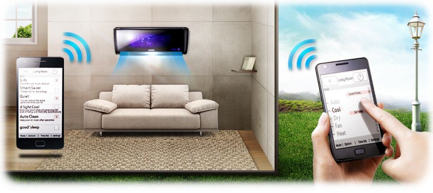 Klimatizácia Samsung so zariadením Smart WiFi | ait-česko - 