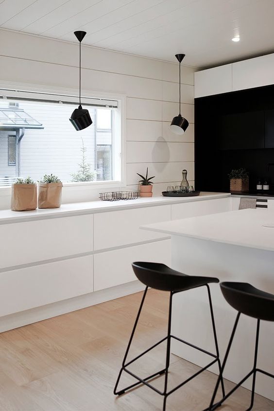Severská minimalistická kuchyňa - 