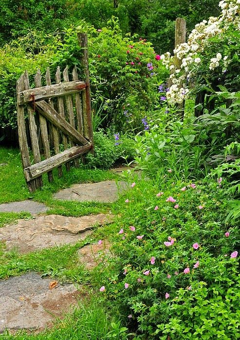 Romanticka záhradné vrátka - 