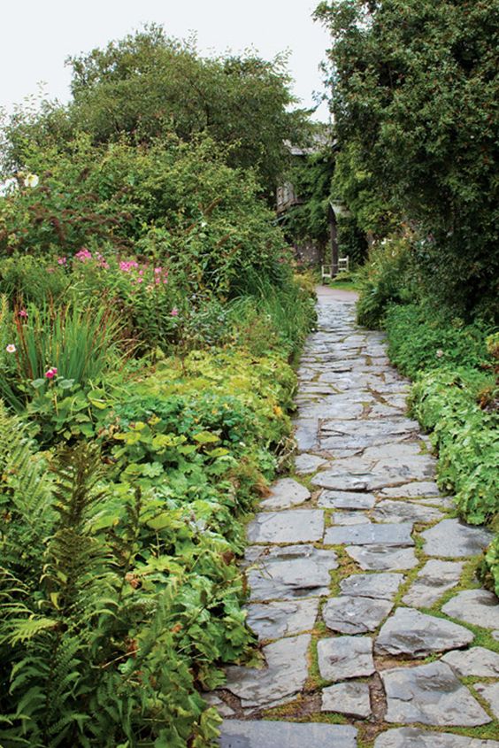 Kamenná záhradné cesta - 
