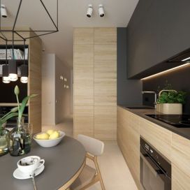 Moderné drevená kuchyňa