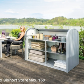 Biohort Úložný box StoreMax® 160, sivý kremeň metalíza