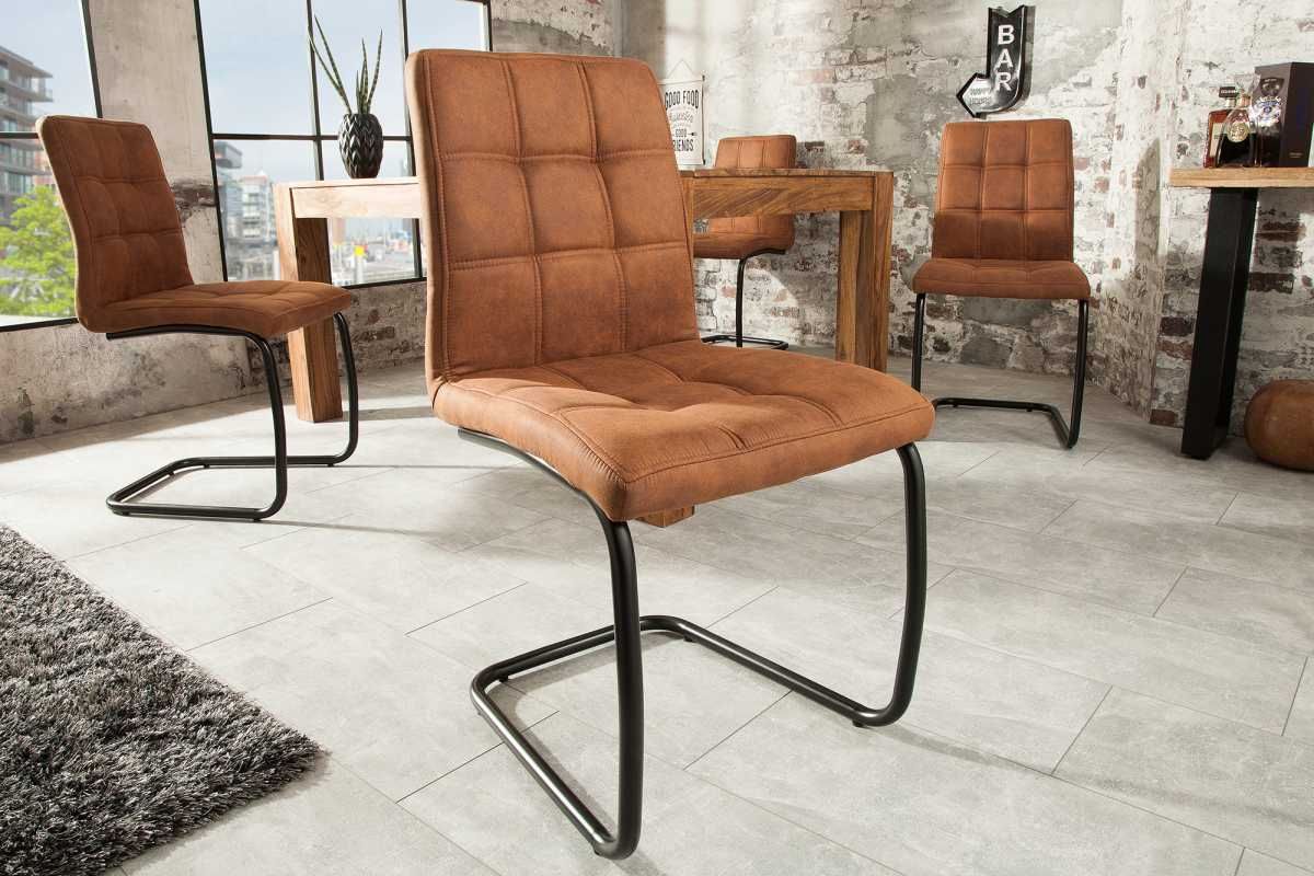 LuxD 20689 Dizajnová konzolová stolička Moderna, svetlohnedá - ESTILOFINA.SK