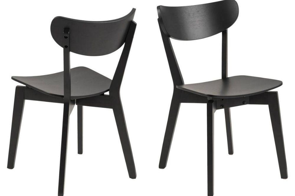 Dkton 23630 Dizajnová jedálenská stolička Nieves, čierna - ESTILOFINA.SK