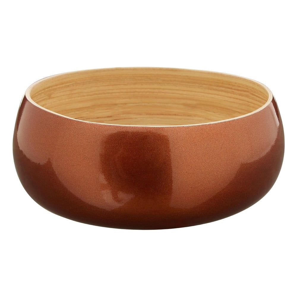 Bambusová miska vo farbe ružového zlata Premier Housowares, ⌀ 20 cm - Bonami.sk