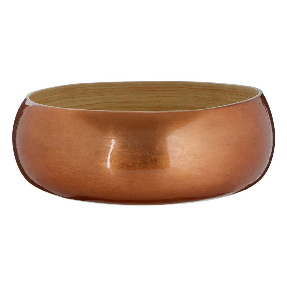 Bambusová miska vo farbe ružového zlata Premier Housowares, ⌀ 25 cm - Bonami.sk