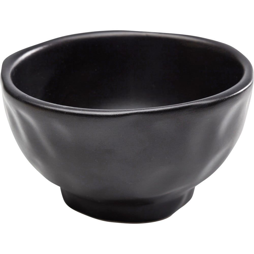 Čierna kameninová miska Kare Design Organic Black, ⌀ 15 cm - Bonami.sk