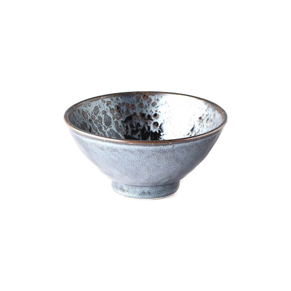 Čierno-sivá keramická miska Mij Pearl, ø 16 cm - Bonami.sk