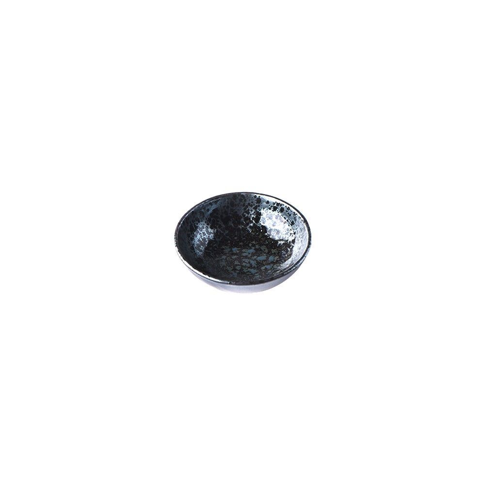 Čierno-sivá keramická plytká miska MIJ Pearl, ø 13 cm - Bonami.sk