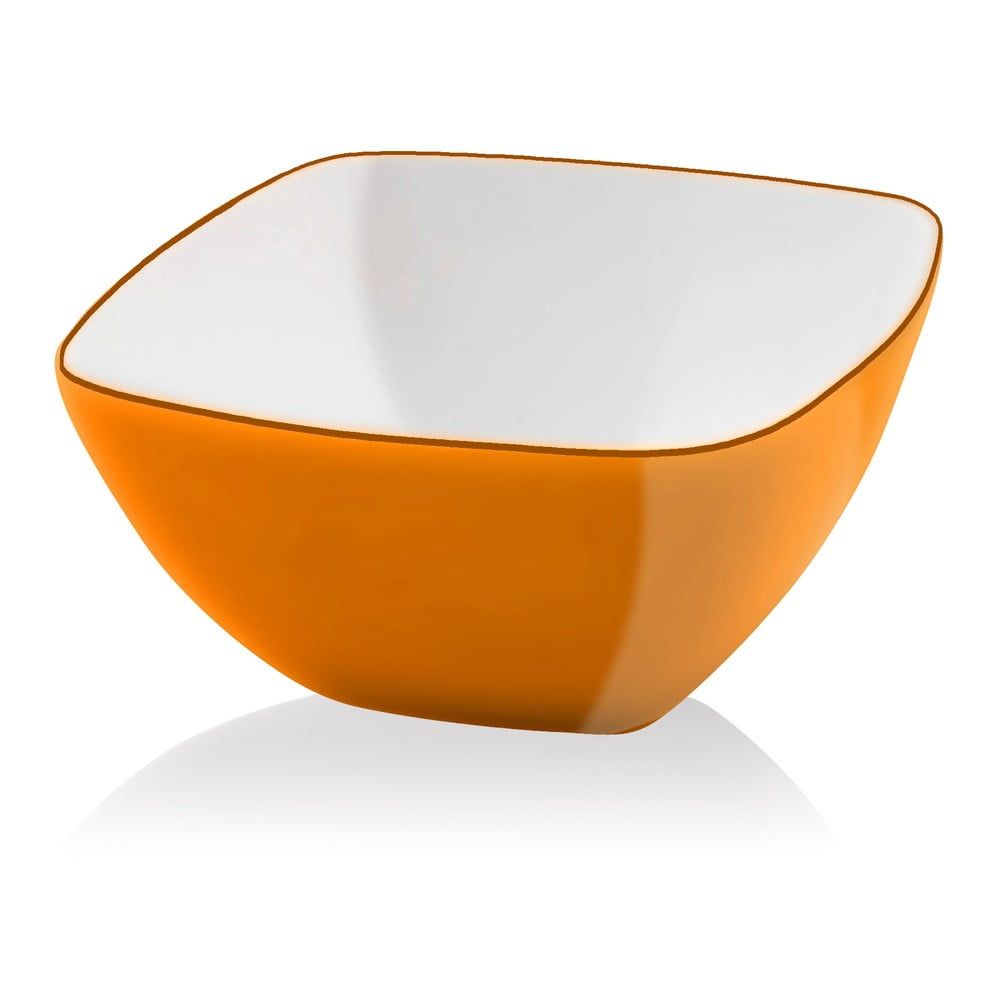 Oranžová šalátová misa Vialli Design, 14 cm - Bonami.sk