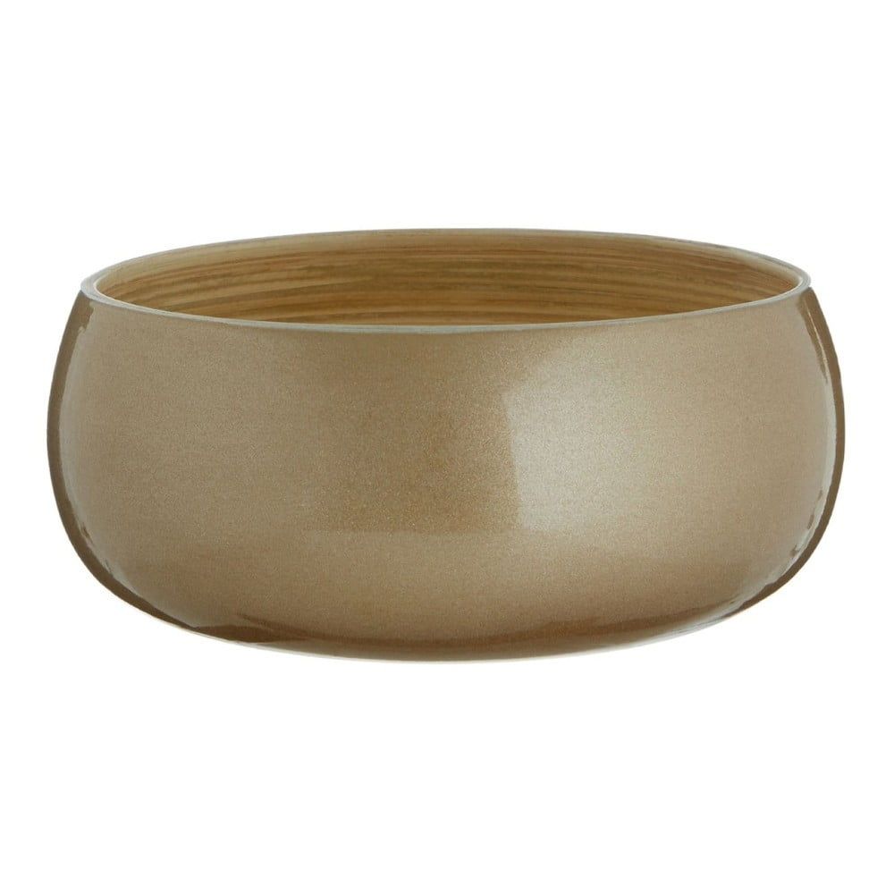 Bambusová miska v zlatej farbe Premier Housowares, ⌀ 20 cm - Bonami.sk
