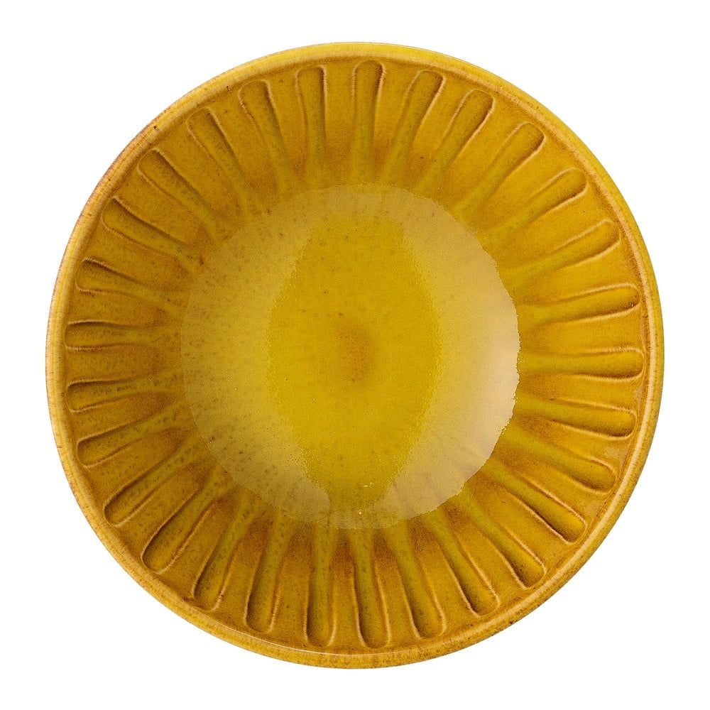 Žltá miska z kameniny Bloomingville Cala, ø 15,5 cm - Bonami.sk