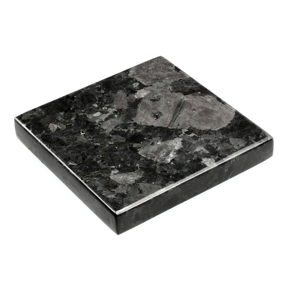 Čierny žulový podnos RGE Black Crystal, 15 x 15 cm - Bonami.sk